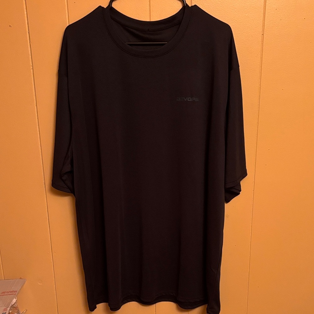 Black Short Sleeve Men's Devops  Tee